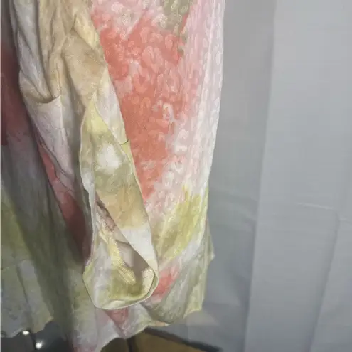 CARAMELA Relaxed Pink and Yellow Blouse