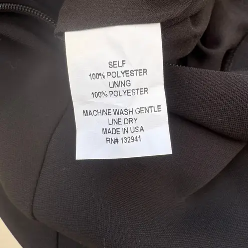 Amanda Uprichard  Mini Dress Lg Black LBD Deep V Choker Sleeveless Glam Cocktail