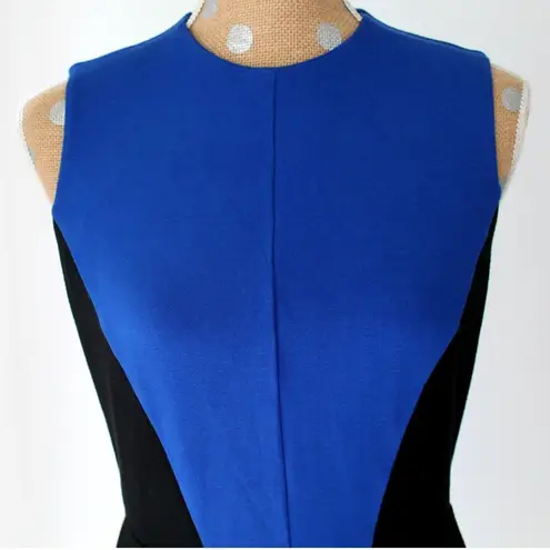 Calvin Klein  Blue Sleeveless Sheath Dress 4