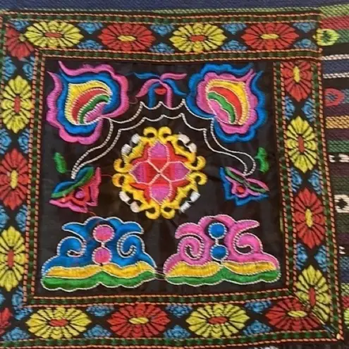 Handmade Small Shoulder Bag. 13.5” W x 12” H x .5” D