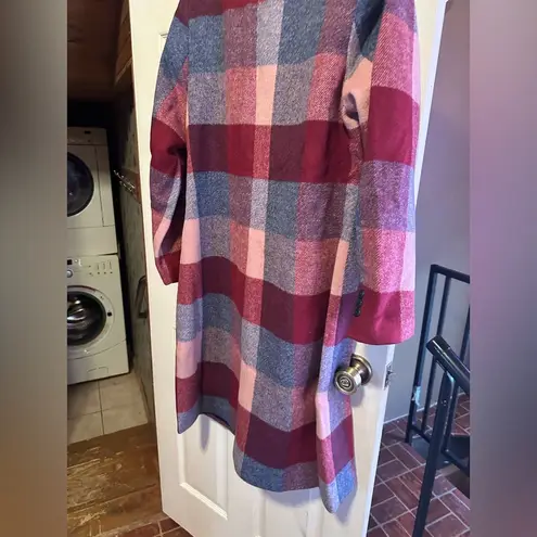 City Chic NWT Charlie coat musk check sz XS/14W 22β p2p