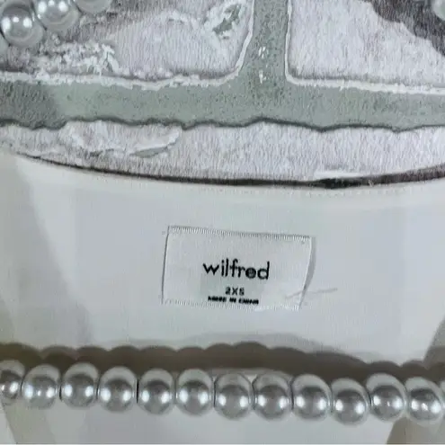 Wilfred Aritzia Wistful Blouse in Light Birch Size 2XS