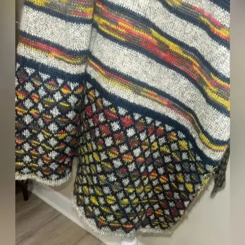 Vintage Y2K Passports Pier One Sweater Aztec Tribal Southwestern Orange Blue M Size M