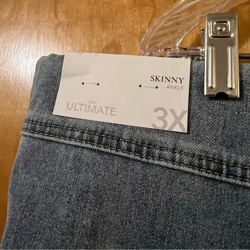 Soft Surroundings The Ultimate Braided Knot Ankle Jeans Plus Pull On Size 3X 24W