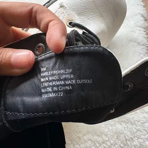 Sincerely Jules White Lace Up Ankle Boots Combat Booties Platform Chunky Sole 8M Size 8