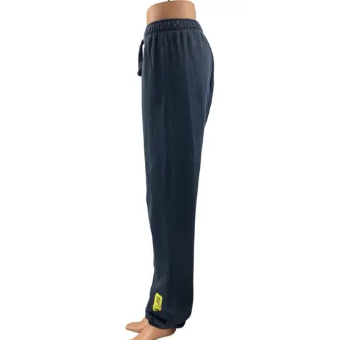 SOUL Women's Navy Blue Drawstring High Rise Athletic Jogger Sweat Pants Size S