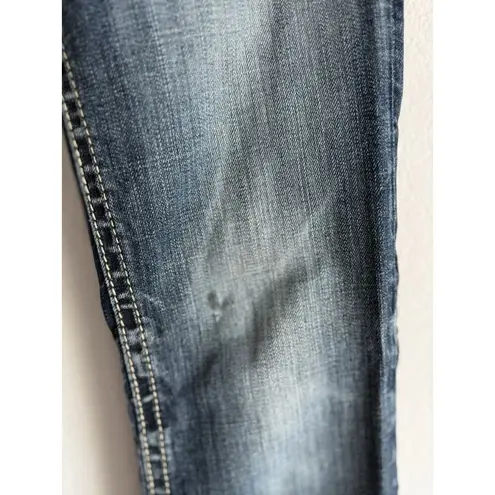 Mek Denim Capetown Bootcut Dark Wash Women's Jeans Low Rise Size 26 x 34