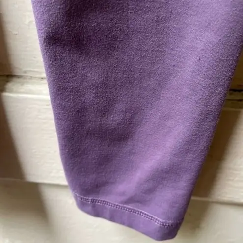 Velocity lavender lilac purple stretch full length athleisure leggings size S