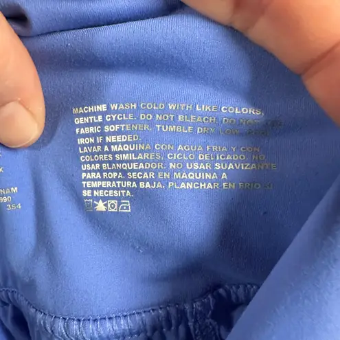 Avia Athletic Skort Dress Small Periwinkle Blue Racerback Built-in Shorts Tennis