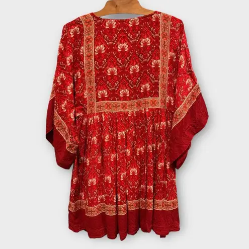 Spell & the Gypsy Collective Designs Jewel Tunic Dress Size XS Red