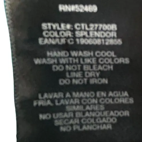 Catalina Swim Skirt Turquoise Blue Ruched Sides Modest Bikini Bottom Size XL