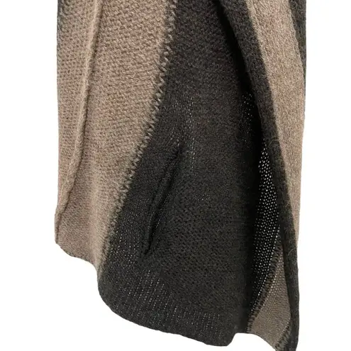 360 Cashmere  Merino Wool Alpaca Blend Draped Relaxed Cardigan Sweater Pocket XS