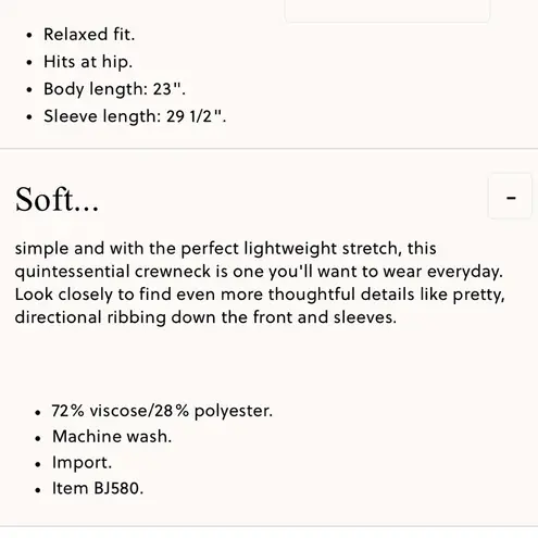 J.Crew  Ribbed Stretch Crewneck Sweater Peach Color BJ580