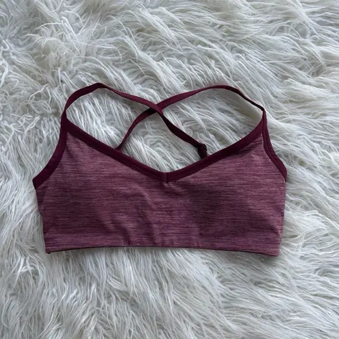 Vitality Daydream V Bra BlackBerry Rose Size Large Pink