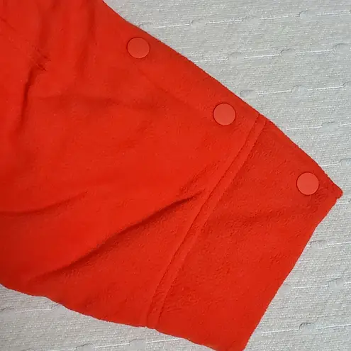 Free People  FP Movement Climber Orange Fleece Oversized Jacket Size L‎