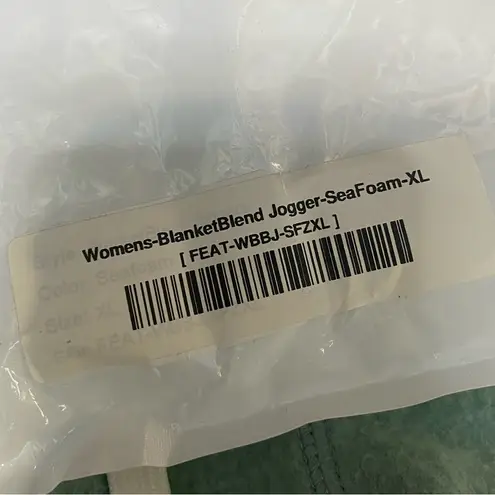 Feat BlanketBlend jogger pants, sweatpants, womens size XL, sea foam green