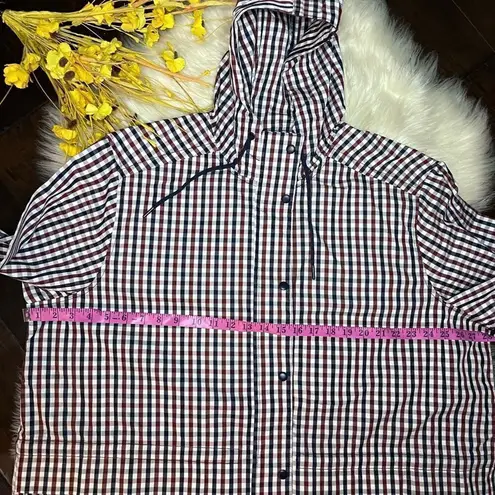 Free Assembly Short Anorak Jacket with Hood sz XXXL Red