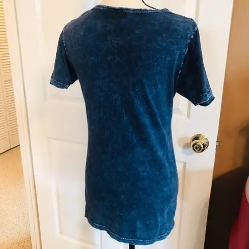 NEW YORK YANKEES MLB Womens Fitted Shirt Blue Size M