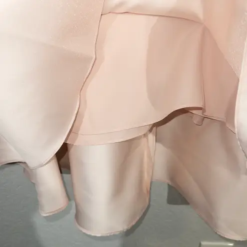 Alfred Sung NWT Blush Sleeveless Hi-Low Cocktail Formal Dress Size 18