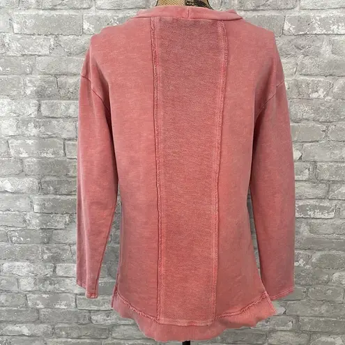 Anthropologie PILCRO Imogen Seamed Tunic Pink Size XS