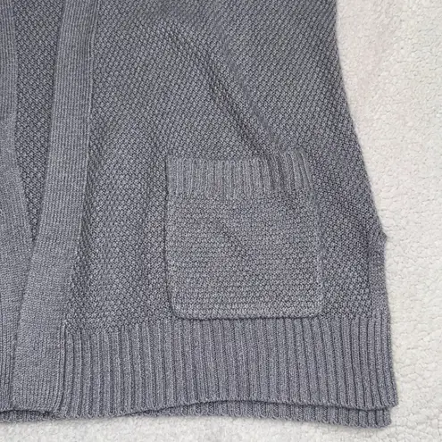 Staccato women's small gray cardigan long sleeve sweater with pockets casual