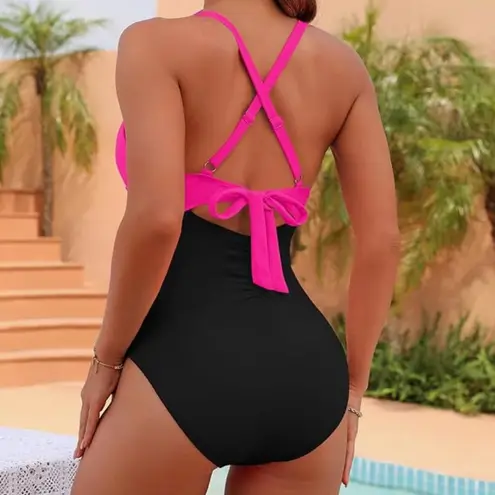 Blooming Jelly Womens One Piece Swimsuits Push Up Tummy Control Bathing size 3X - Image 2