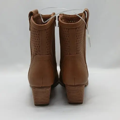 Dolce Vita Kirby Ankle Boot Women 6.5 Tan Western Shoes Cowboy Cowgirl Pointed Brown