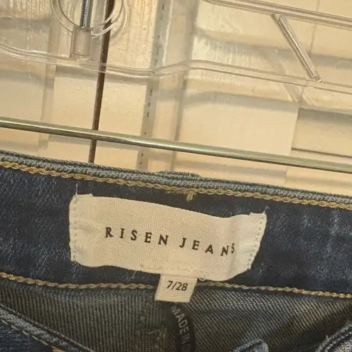 Risen‎ Paint Splatter Jeans Size 7/28 Blue
