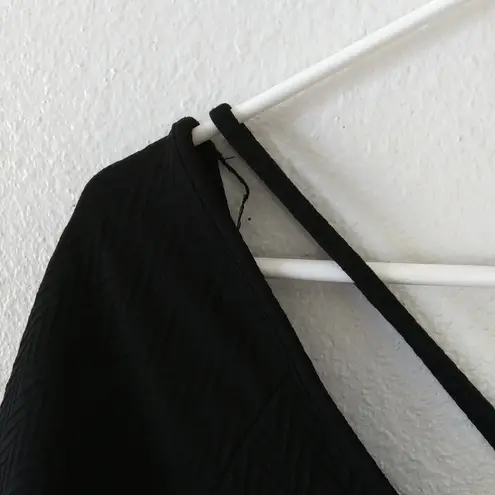 Black Swan fit and flare criss cross knit black cocktail dress women Size Small