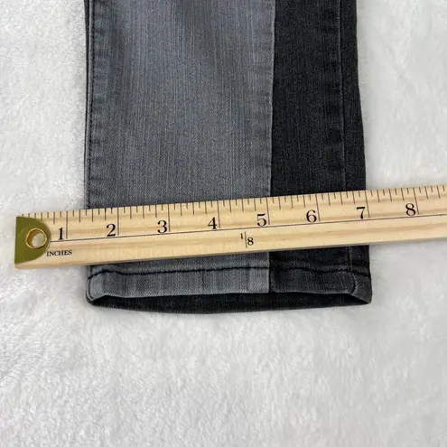 NYDJ ‎ Women’s Straight Leg Stretch Legging Jeans Gray Denim Size 8P Ankle Length