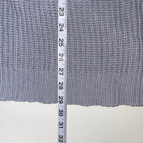 American Eagle Oversized Fit Light Gray Mock Neck Sweater