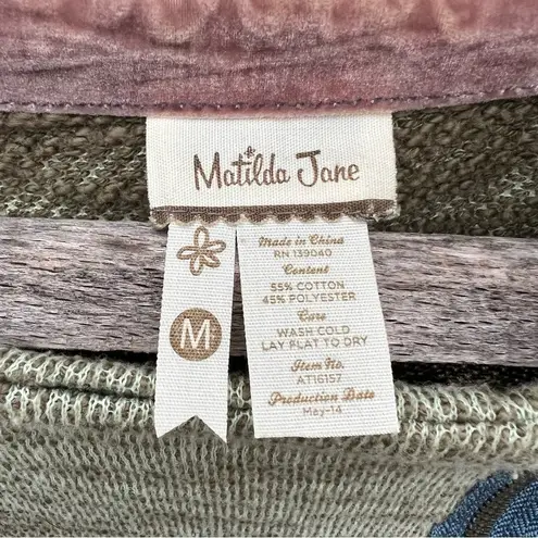 Matilda Jane  Secret Fields Lowland Marsh Hooded Zip Up Jacket cardigan MEDIUM