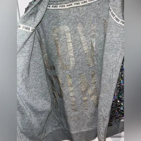 PINK - Victoria's Secret  VS PINK Fashion Show 2013 Sequined Hoodie - Size Medium