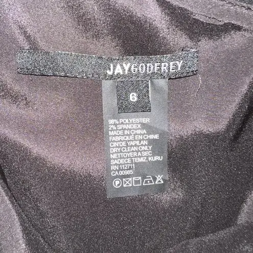 Jay Godfrey Nadine Jumpsuit in Black Size 6 NWT One Shoulder straight leg