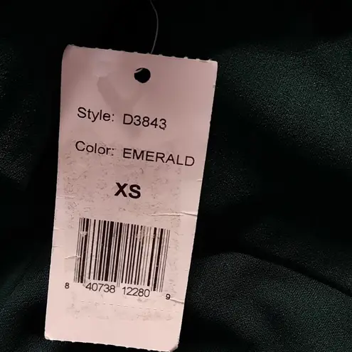 Alexia Admor Jumpsuit Womens Size Extra Small XS Green V-Neck Ankle Cropped - Image 5