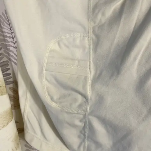 Mountain Hardwear Women's Hooded Long Sleeve Pullover Top M Beige Outdoor Hiking