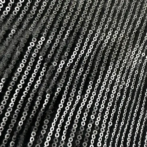 Everleigh black sequin midi pencil skirt Size M