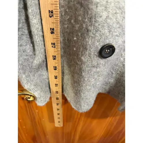 Soyer Gray Merino Wool Blend Double Breasted Cardigan Coat Sweater Size M Size M - Image 8