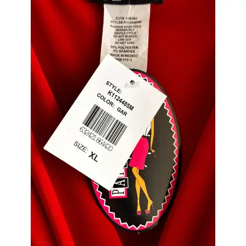 Paper Dolls Paper Doll XL Business Casual Sleeveless Knot Front Dress Polyester Spandex