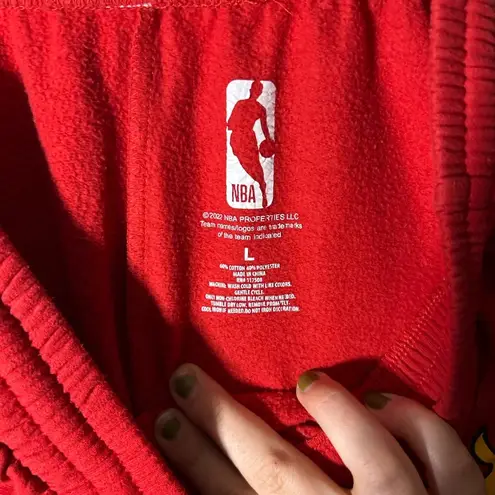 Nba Miami Heat Red Sweat Shorts Size L