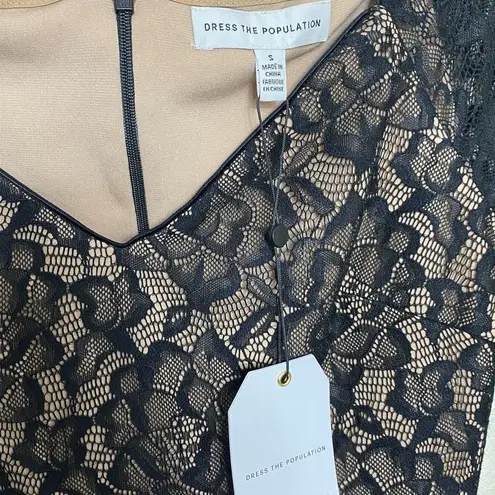 Dress the Population Lace Mini Dress New