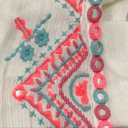 Z&L Europe Ivory Boho Duster Beach Coverup M