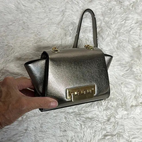 Zac Posen Zac Eartha Mini Gold Crossbody Bag MSRP398