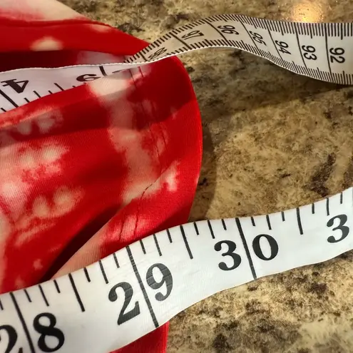 Cacique Red and White One Piece Swimsuit Women's