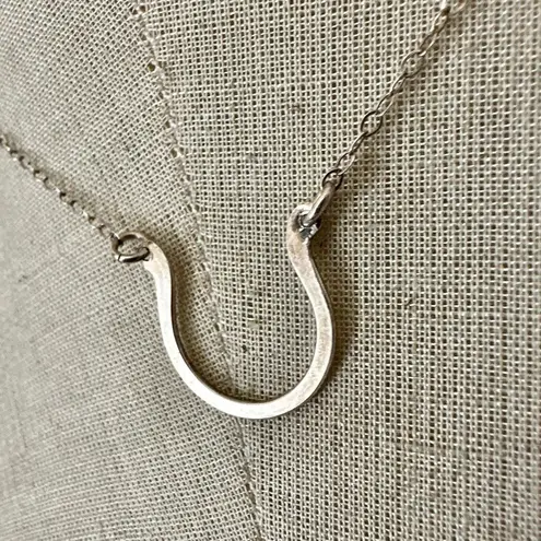 J. Mills Studio Sterling Silver Horseshoe Necklace
