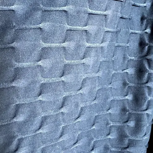 New Mix Navy Ruched Butt Textured Leggings