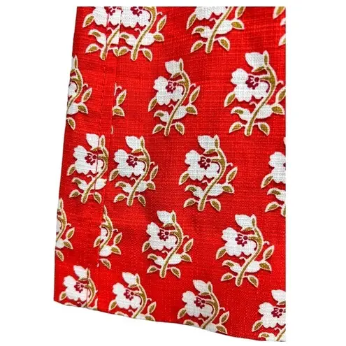 J.Crew NWT  Women’s Floral Cotton A-Line Mini Skirt Size 12P Feminine‎ Casual