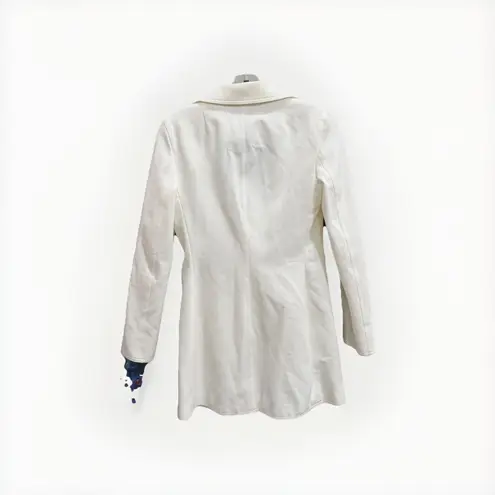 Akris Punto Asymmetrical Zip Moto Jacket Coat Size 4