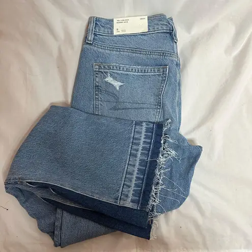 Abercrombie & Fitch American Eagle 90’s Low Rise Skinny Kick Jeans 