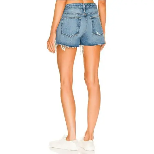 Frame Le Grand Garcon Short Distressed Cutoff Denim Jean Shorts Size 26